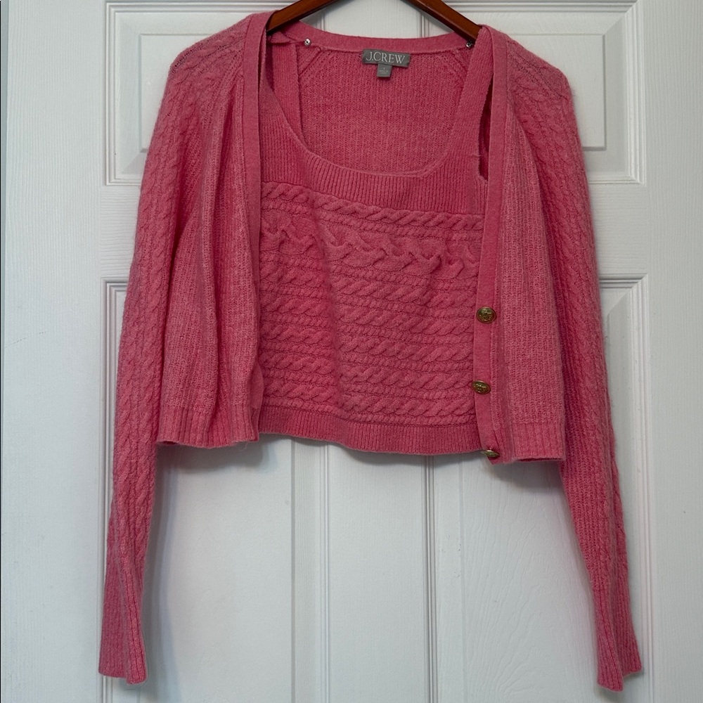 J. Crew Cable Knit Sweater Set - Picture 4 of 12